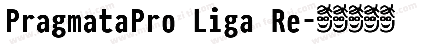 PragmataPro Liga Re字体转换